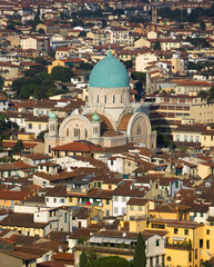 Fototapeta na wymiar The Synagogue in Florence