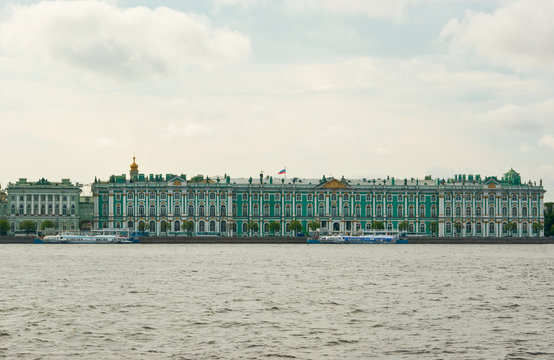 Hermitage view from Neva river