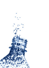 water in bottle