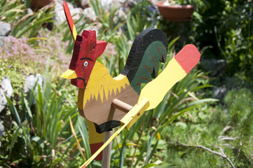 Wooden Rooster