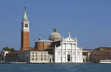 Fototapeta na wymiar Island and church of San Giorgio Maggiore, Venice, Italy