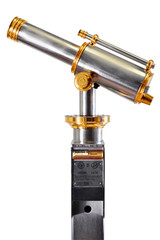 vergoldetes Fernrohr