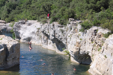 Naklejka premium Cascades du Sautadet - 2