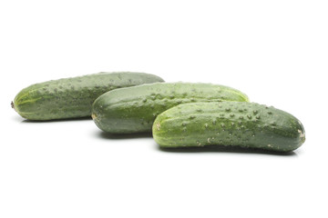 three cucumbers