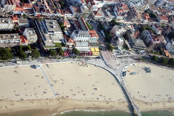 Obraz premium Widok z lotu ptaka Arcachon, Francja