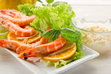 shrimp salad - insalata di gamberi
