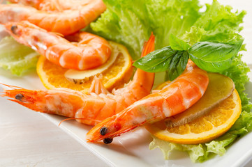 shrimp salad - insalata di gamberi