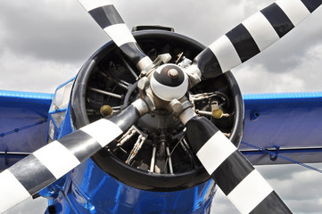 Vintage propeller plane