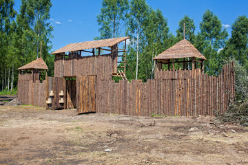 Ancient wooden Palisade