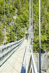 Obraz premium Suspension Bridge of La Manche, Newfoundland