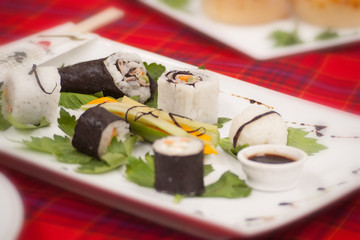 sushi plate