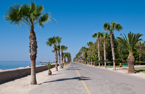 Limassol promenade alley