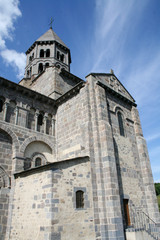 Fototapeta na wymiar église de Saint-Nectaire, Auvergne