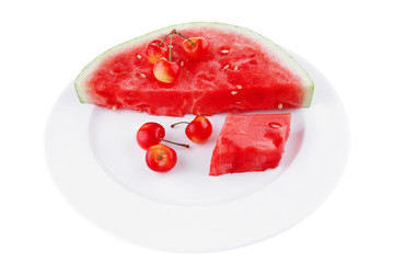 watermelon and cherry