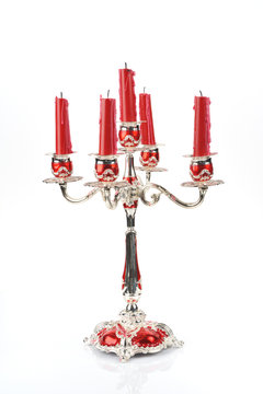 old Candelabra and candles