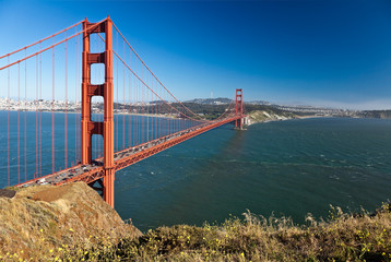 Fototapeta premium Most Golden Gate, San Francisco, Kalifornia, USA.