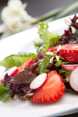 Radish Strawberry salad
