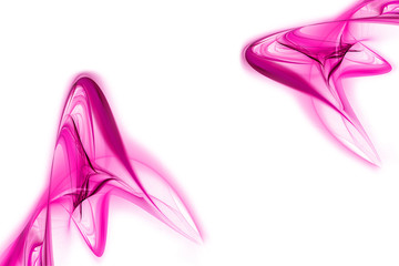 modern purple waves, white background, text, frame, 3d