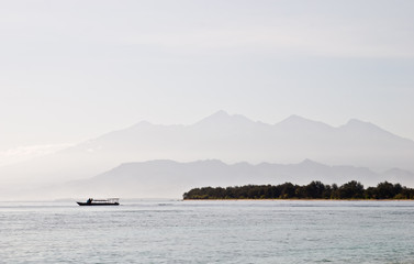 Landscape of Lombok Island