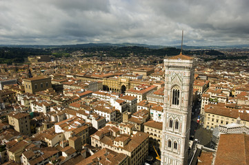 Fototapeta na wymiar Aerial Florence