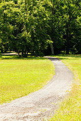 Park in spring time