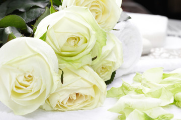 aromatherapy with roses