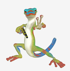 gecko - gangster - toon