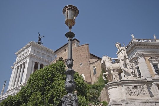Roma, salita del Campidoglio (veduta)