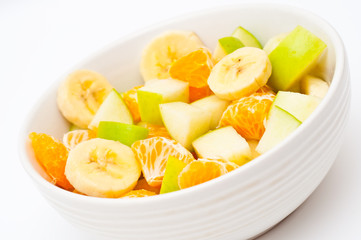 freshly made, light fruit salad
