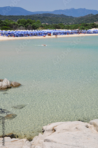 Spiaggia Scoglio Di Peppino Costa Rei Sardegna Stock