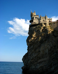 Romantic castle in Crimea