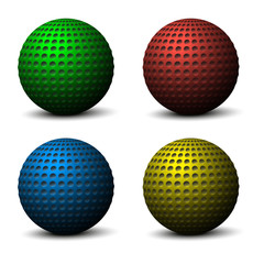 Colorful spheres. Vector illustration. eps10