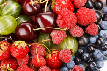 different kinds of berries
