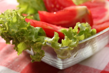Salad ant tomato