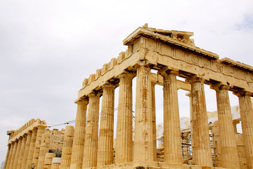 Obraz premium The Parthenon, in Athens Akropolis, Greece