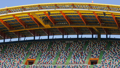 empty stadium chairs