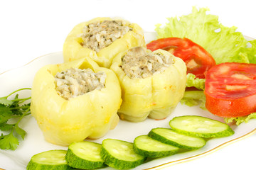 Stuffed pepper with meat