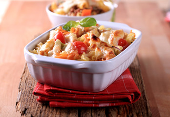 Pasta au gratin