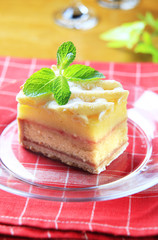 Rum soaked cake