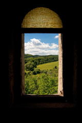 fenster mit ausblick, natur, grün, landschaft