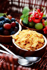 cereals with berry fruits