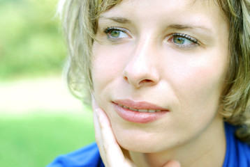 Fototapeta premium Junge Frau