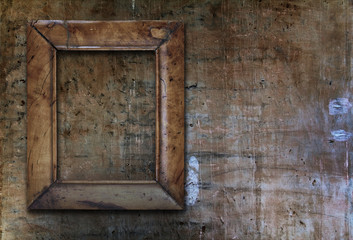 frame on wall