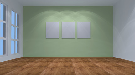 stanza vuota galleria