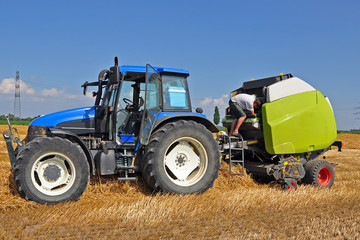 Obraz premium strohballen