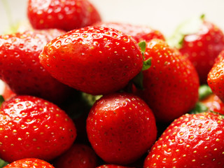 closeup strawberries