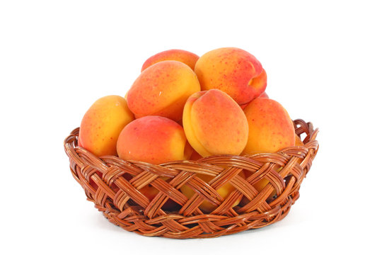Apricots in a basket