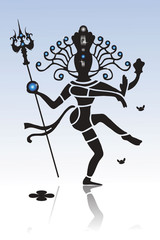 Shiva mit Trishula