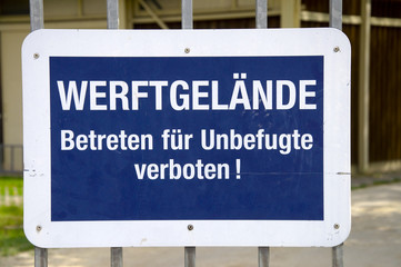 Werftgelände