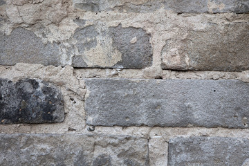 Wall constructed
